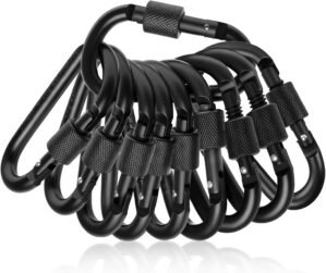 Flintronic 10pcs Aluminum Carabiner...