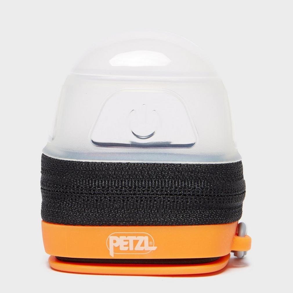 PETZL Lampe Frontale E+Lite 30 Lumens & Noctilight - Étui de Protection et de Transport pour Lampes Frontales (Tikkid, Tikkina, Tikka, Zipka, Actik, Actik Core, Swift RL) Noir/Orange – Image 5