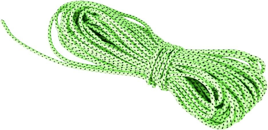 2 mm Paracord Leuchtend, Tente de Corde Réfléchissante, 20 m Tente de Cam Extérieure Auvent Réfléchissant Guyline Corde Guy Line Cord