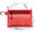 Rhino Rescue Petite trousse de premiers secours étanche ultralégère trousse médicale pour randonnée, tourisme, sac à dos, cyclisme, voiture, voyage (rouge)